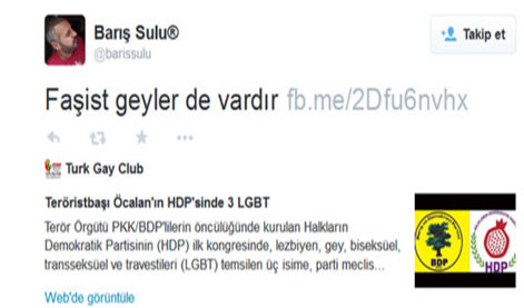 Barış Sulu'nun Twitter'daki Paylaşımı